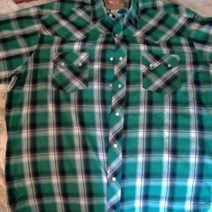 Vintage👨🏻‍🌾 Wrangler Pearl Snap Button Up XL
